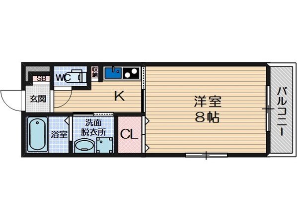 ネクスプロス千里丘の物件間取画像